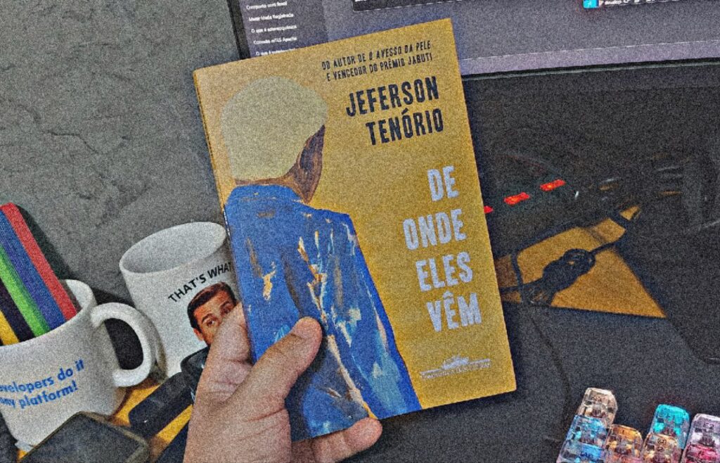 Capa do livro "De Onde Eles Vem", do autor Jeferson Tenório